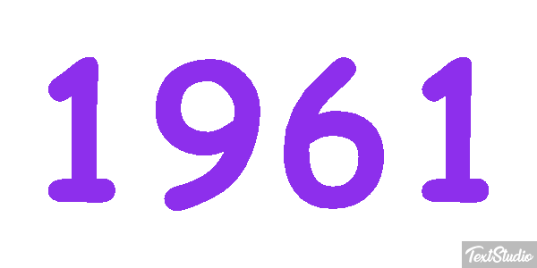 1961 Effet de texte