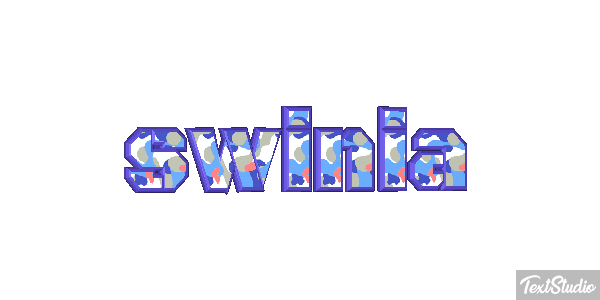świnia Tekst effect