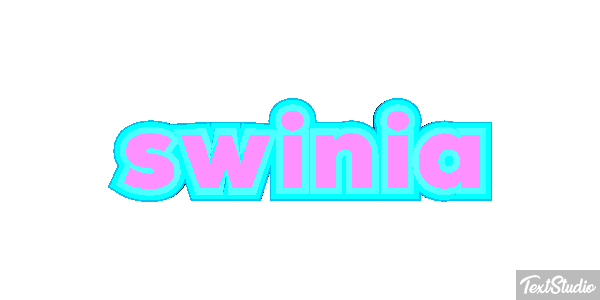świnia Tekst effect