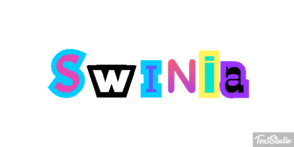 świnia Tekst effect