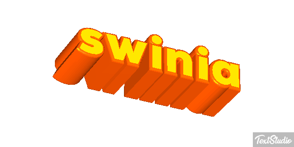świnia Tekst effect