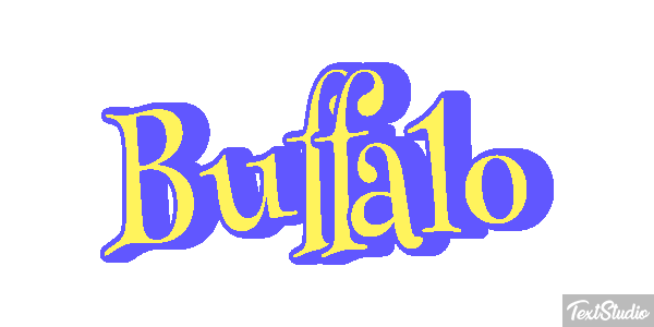 Buffalo Text effect