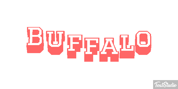 Buffalo Text effect