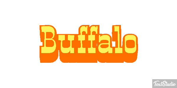 Buffalo Text effect