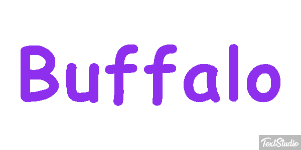 Buffalo Text effect