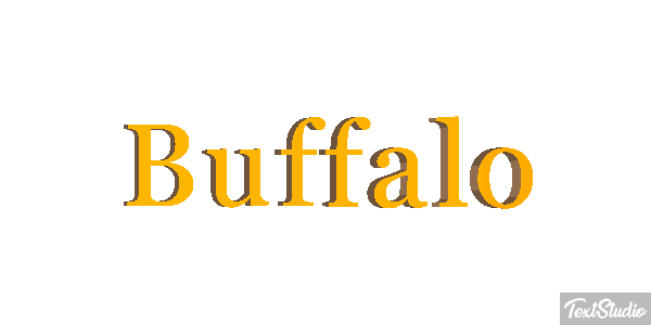 Buffalo Text effect