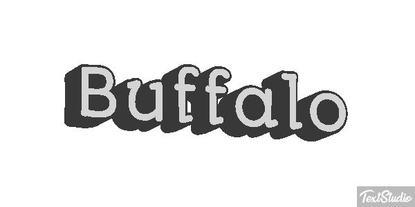 Buffalo Text effect