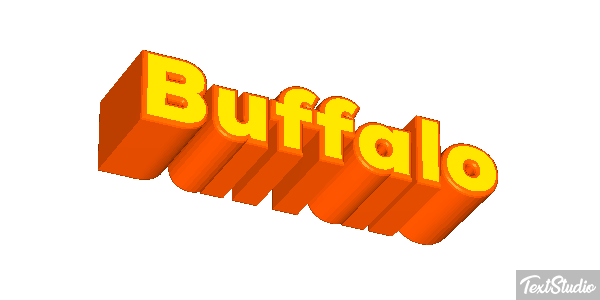 Buffalo Text effect