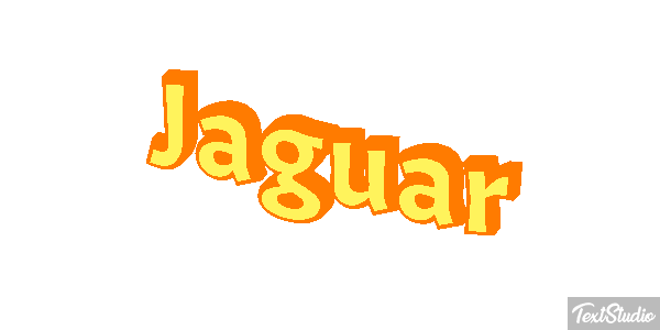 Jaguar Efeito do texto