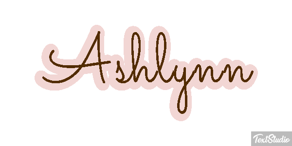 Ashlynn Texteffekt