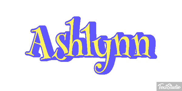Ashlynn Texteffekt