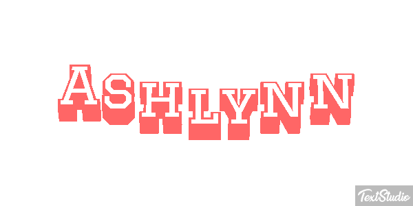 Ashlynn Texteffekt