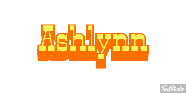 Ashlynn Texteffekt