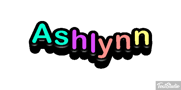 Ashlynn Texteffekt