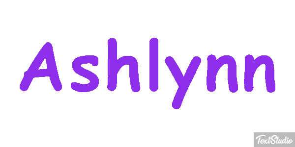 Ashlynn Texteffekt