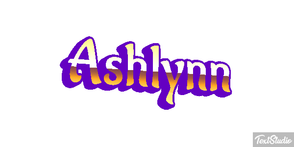Ashlynn Texteffekt