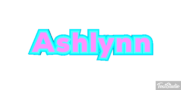 Ashlynn Texteffekt