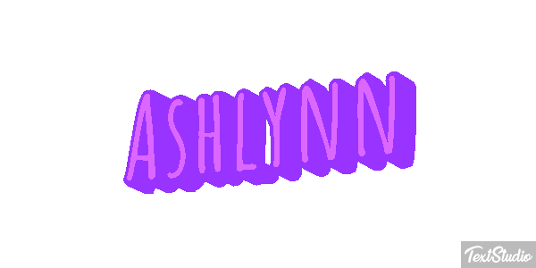 Ashlynn Texteffekt