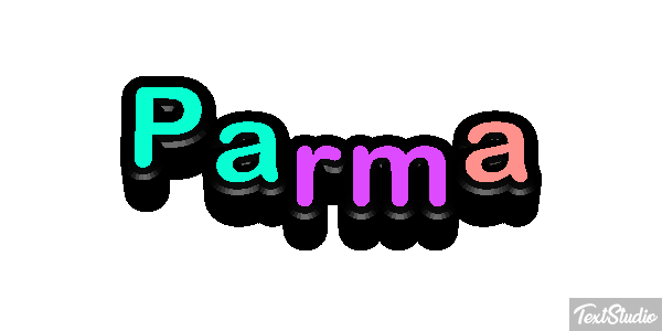 Parma Efecto de texto