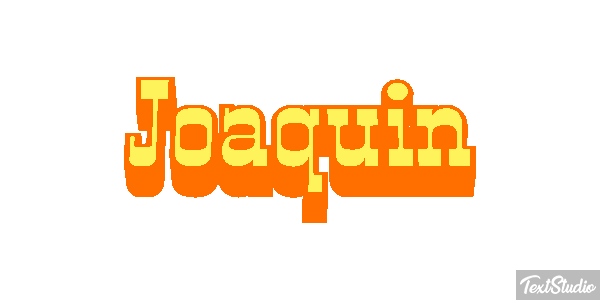 Joaquín Efecto de texto
