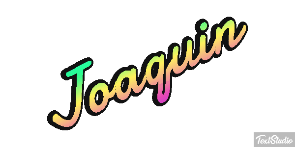Joaquín Efecto de texto