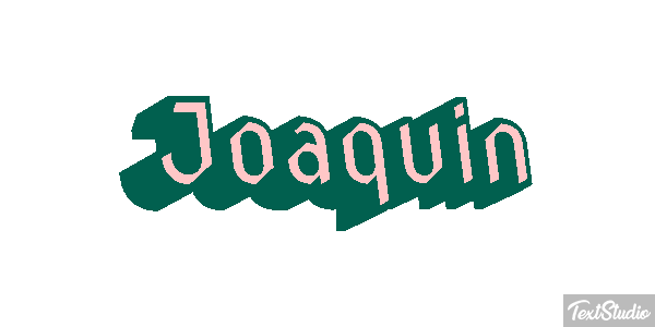 Joaquín Efecto de texto