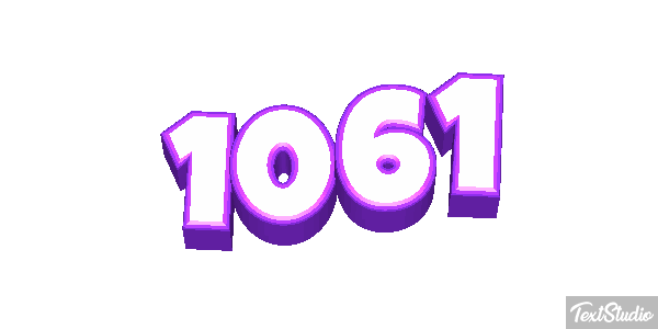 1061 Text effect