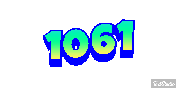 1061 Text effect