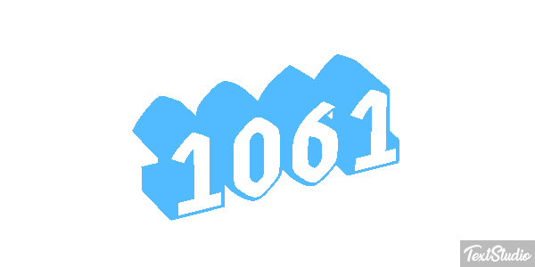 1061 Text effect
