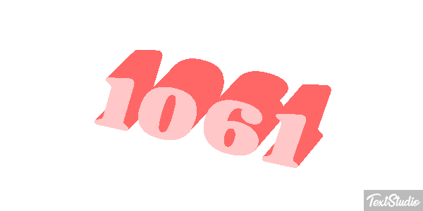 1061 Text effect