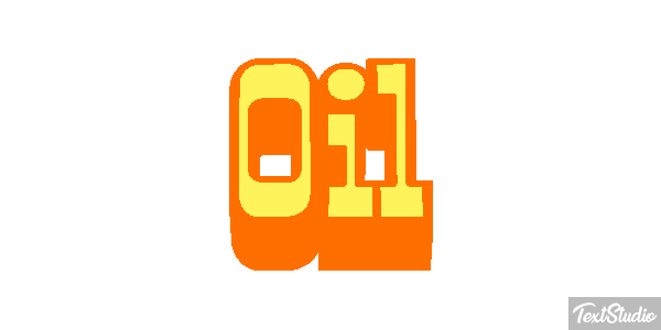 Oil Text effect
