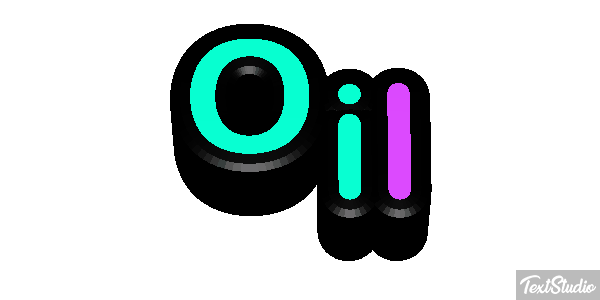 Oil Text effect