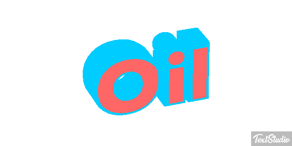 Oil Text effect