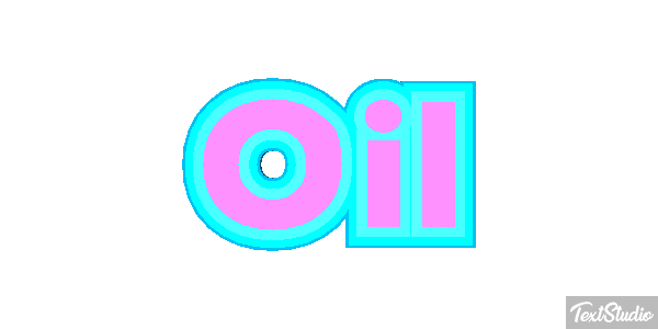 Oil Text effect