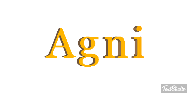 Agni Effet de texte