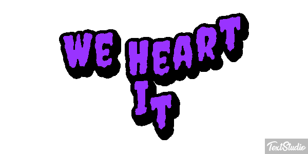 We Heart It Texteffekt