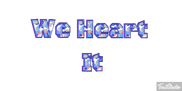 We Heart It Texteffekt