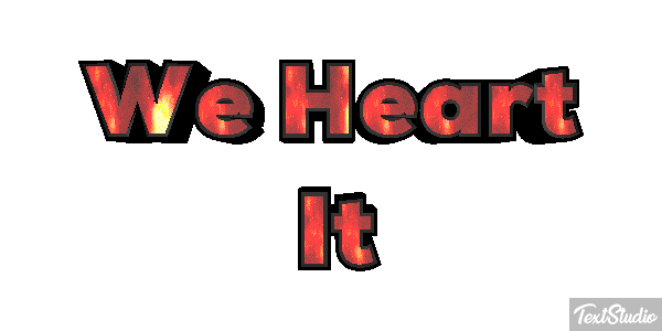 We Heart It Texteffekt