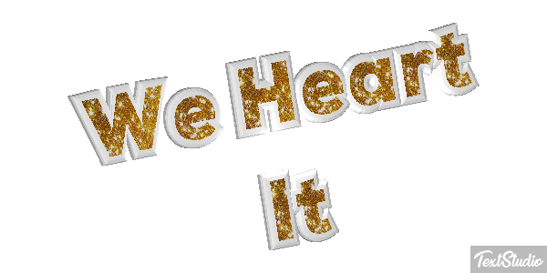 We Heart It Texteffekt