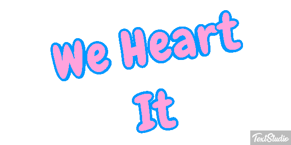 We Heart It Texteffekt
