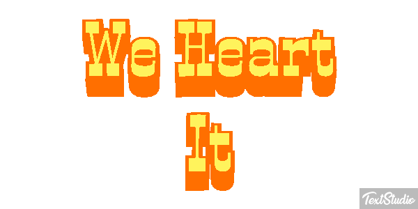 We Heart It Texteffekt