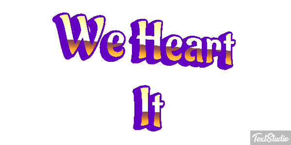 We Heart It Texteffekt