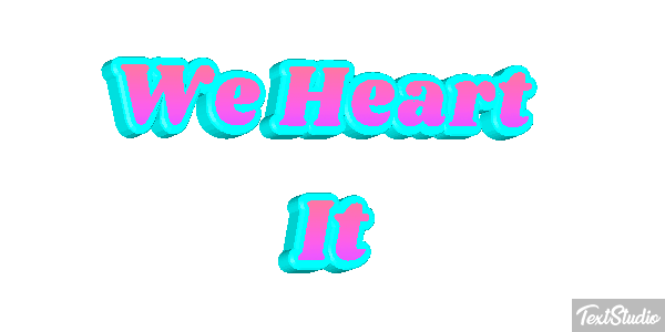 We Heart It Texteffekt