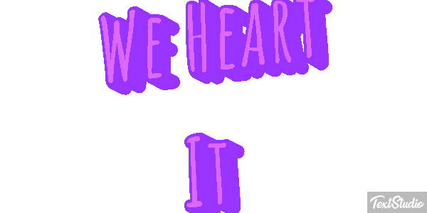 We Heart It Texteffekt