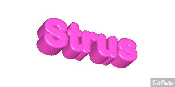 Struś Text effect