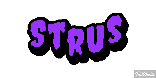 Struś Text effect