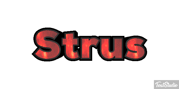 Struś Text effect