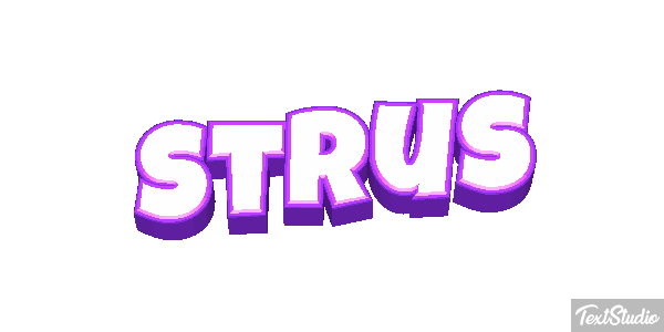 Struś Text effect