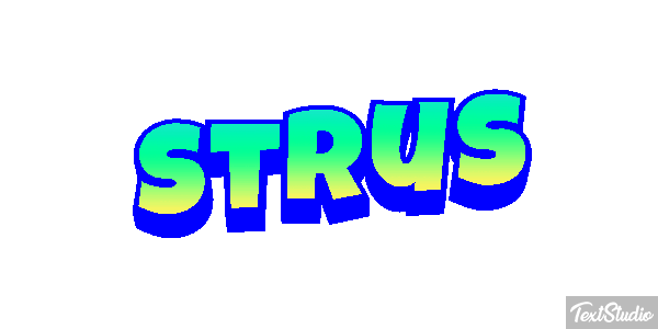 Struś Text effect