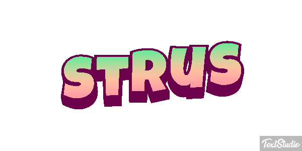 Struś Text effect